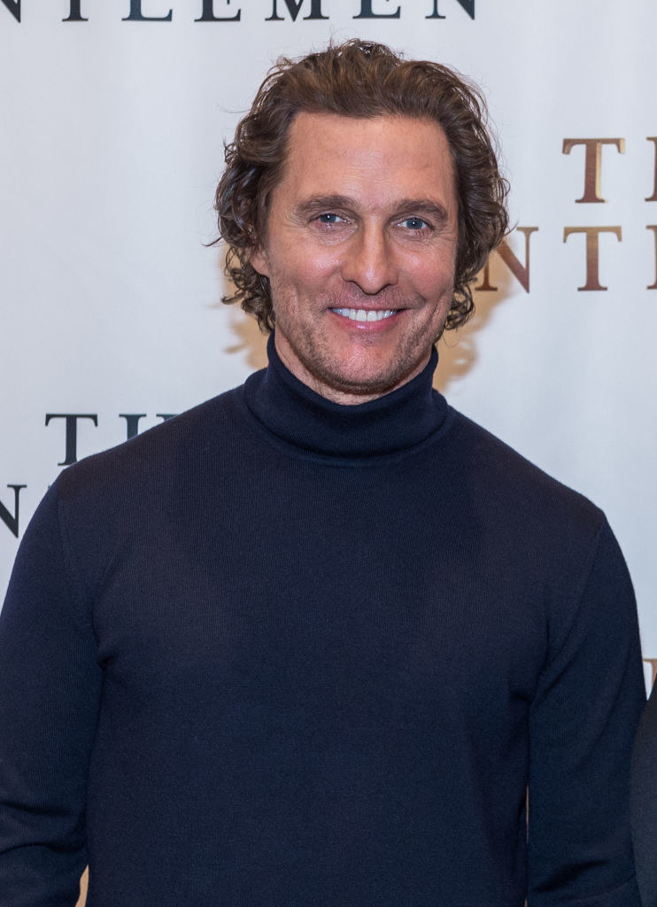 Matthew McConaughey on a red carpet