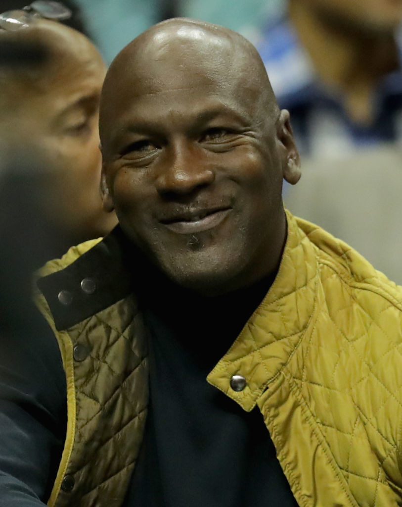 Michael Jordan on a red carpet