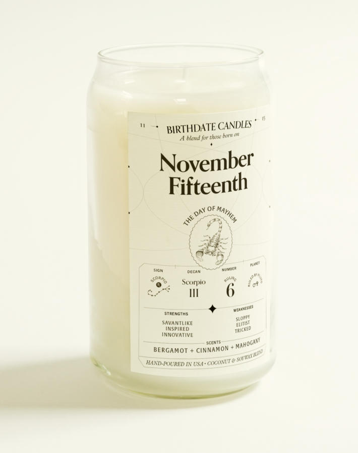 the November 15th candle