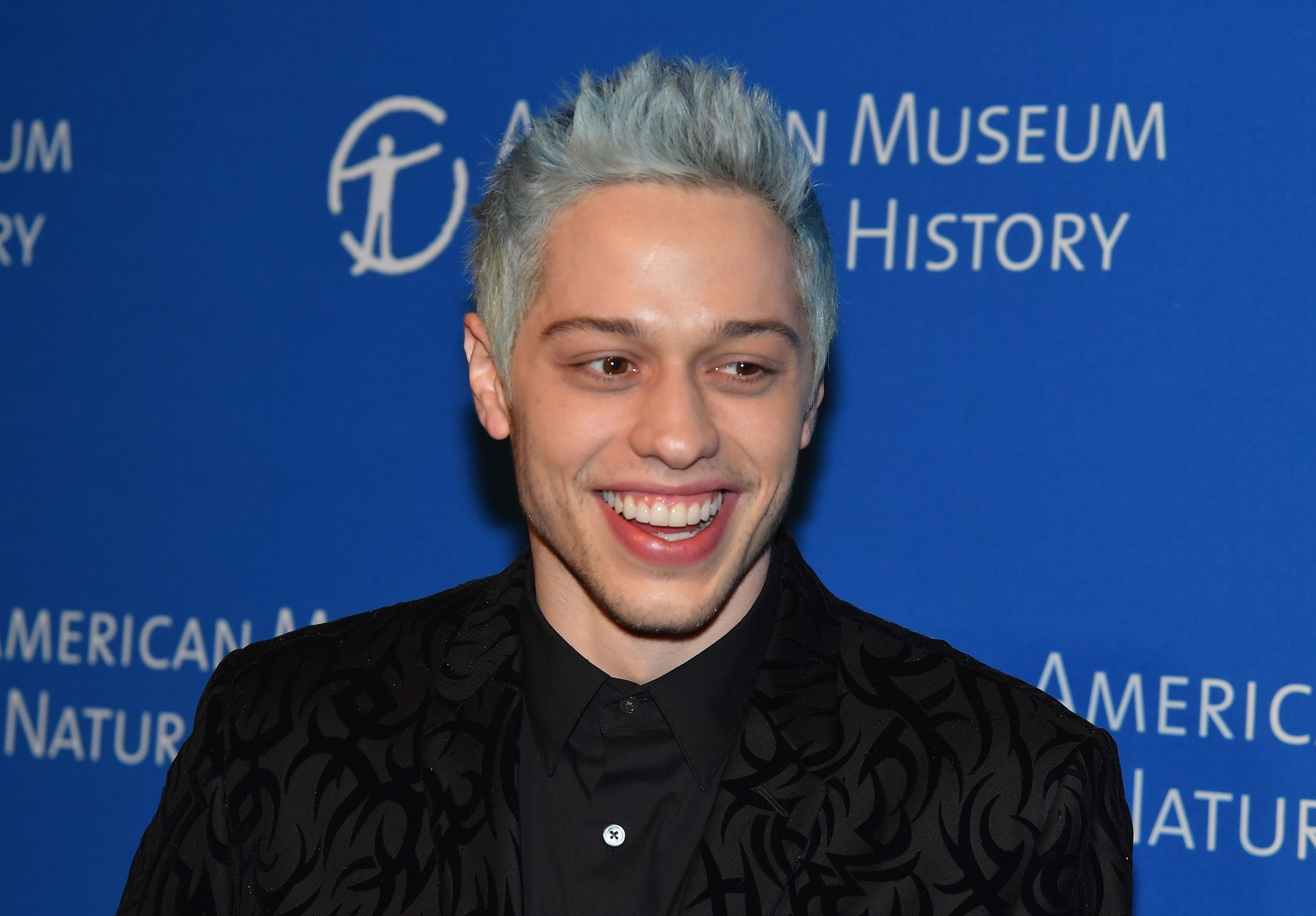 A closeup of Pete at an event