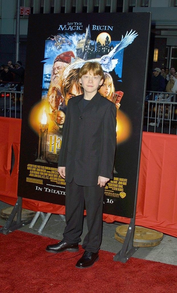 Rupert Grint arriving at the Harry Potter Premiere in NYC