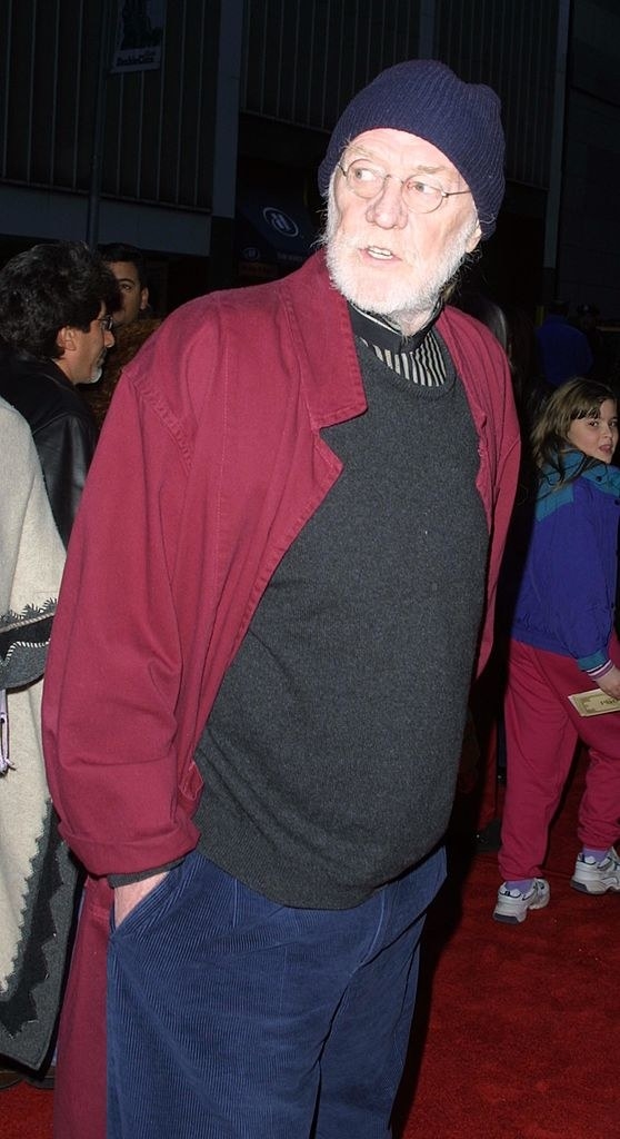 Richard Harris arriving at the Harry Potter Premiere in NYC