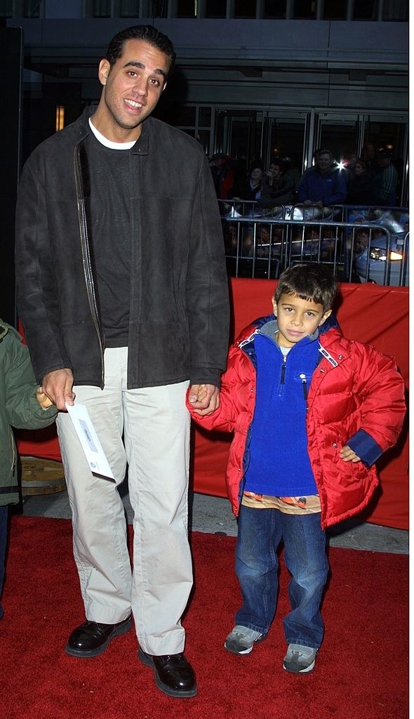 Bobby Cannavale and his sons arriving at the Harry Potter Premiere in NYC
