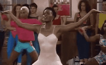 aunt viv from fresh prince of bel-air dancing