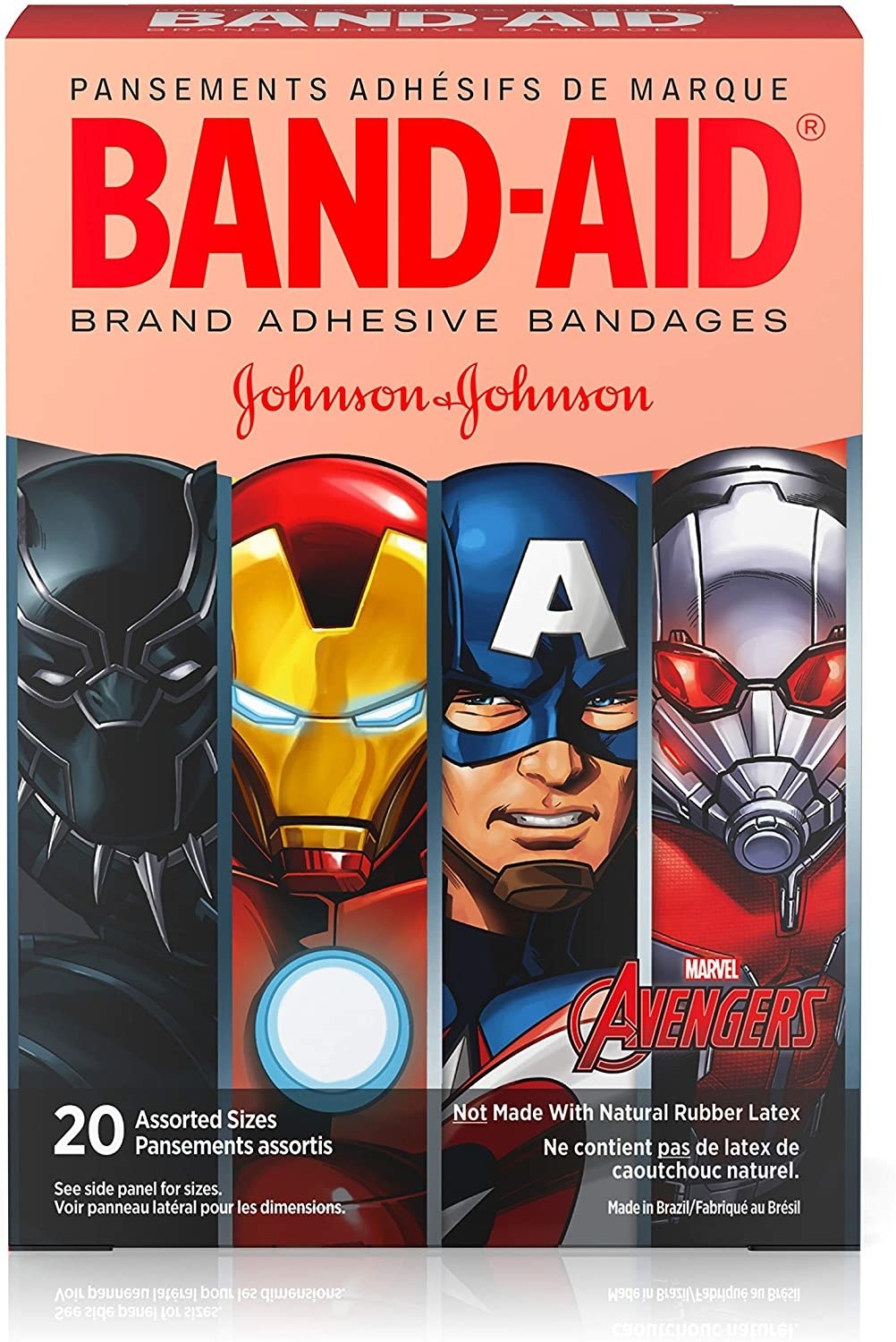 The box of Band-Aids on a blank background