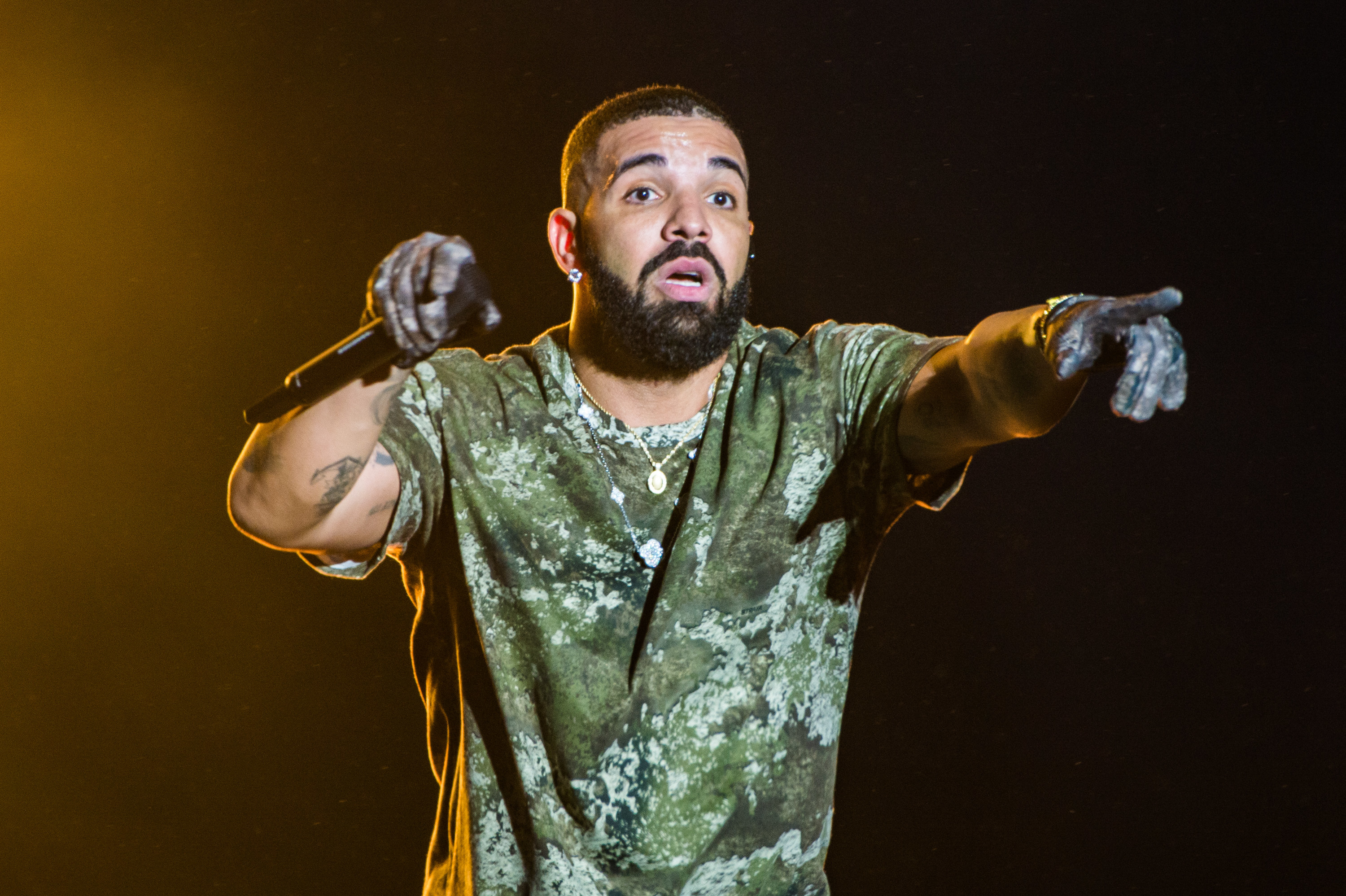 Drake performs surprise set on Day 1 of Wireless Festival 2021 at Crystal Palace on Sept. 10, 2021, in London