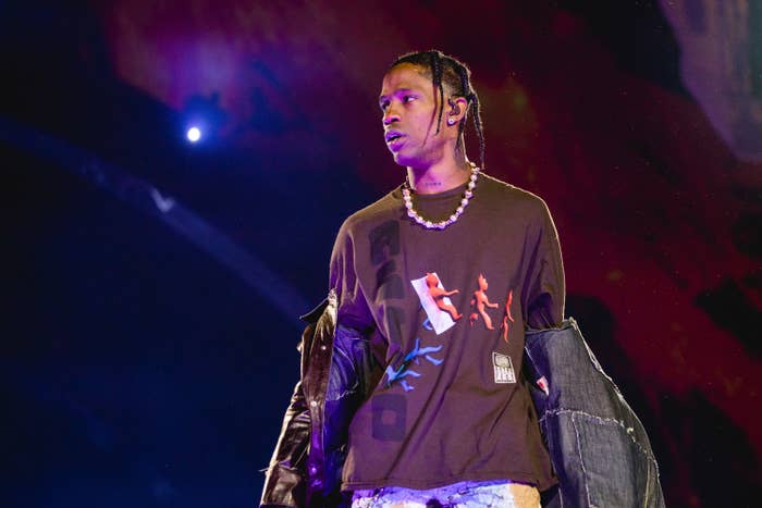 Travis Scott performs onstage during the third annual Astroworld Festival at NRG Park on Nov. 5, 2021 in Houston