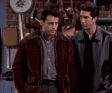 Gif of Joey from Friends looking sad and then breaking into a smile and giving an enthusiastic thumbs up