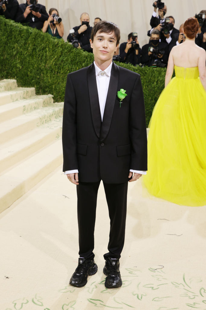 Page at the Met Gala