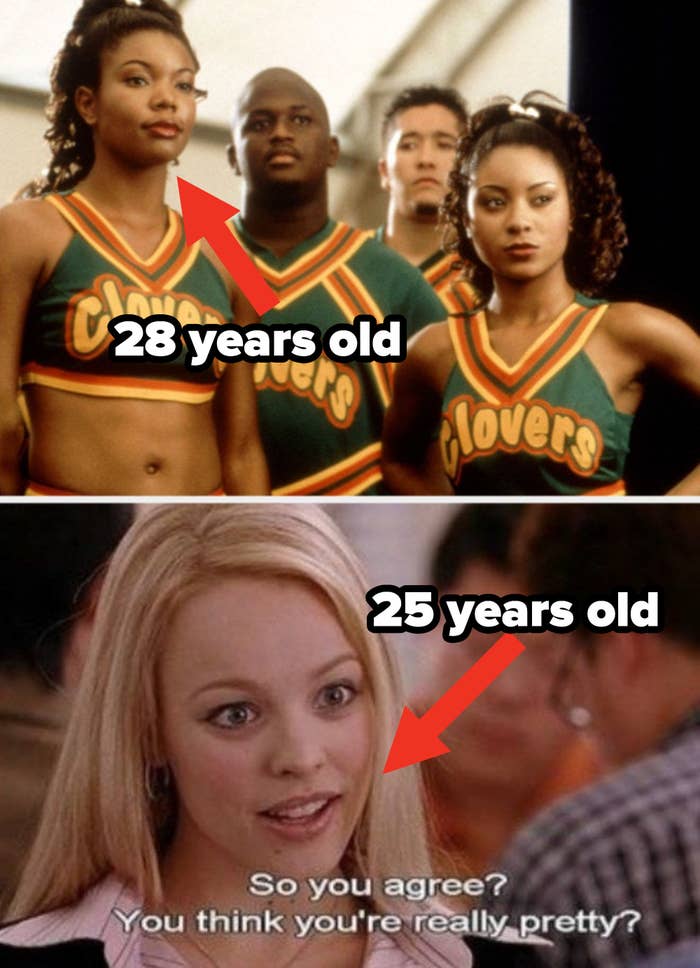 Gabrielle Union in &quot;Bring It On;&quot; Rachel McAdams in &quot;Mean Girls&quot; saying: &quot;So you agree? You think you&#x27;re really pretty?&quot;