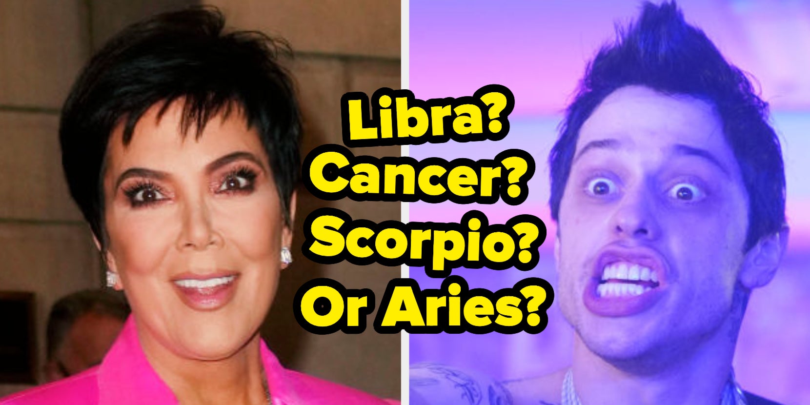 Quiz: Match Unlikely Celebrity Pairs To Their Zodiac