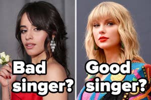 camila cabello and taylor swift, are they good or bad singers