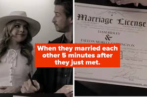 fallon and liam sign a marriage license