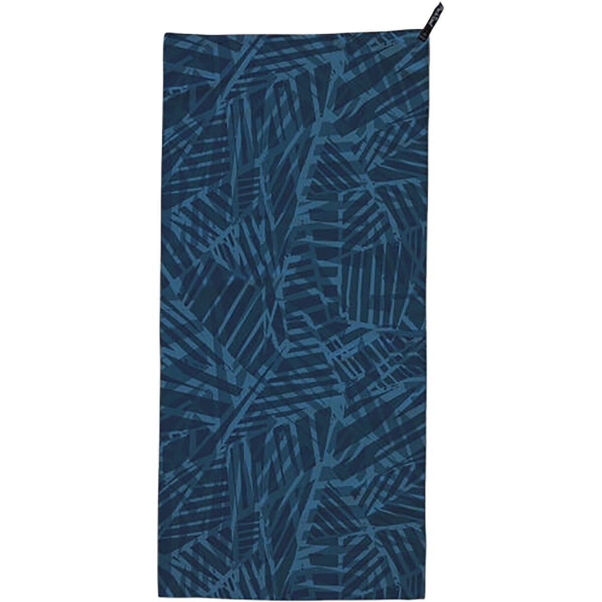 The blue botanical printed Packtowl towel