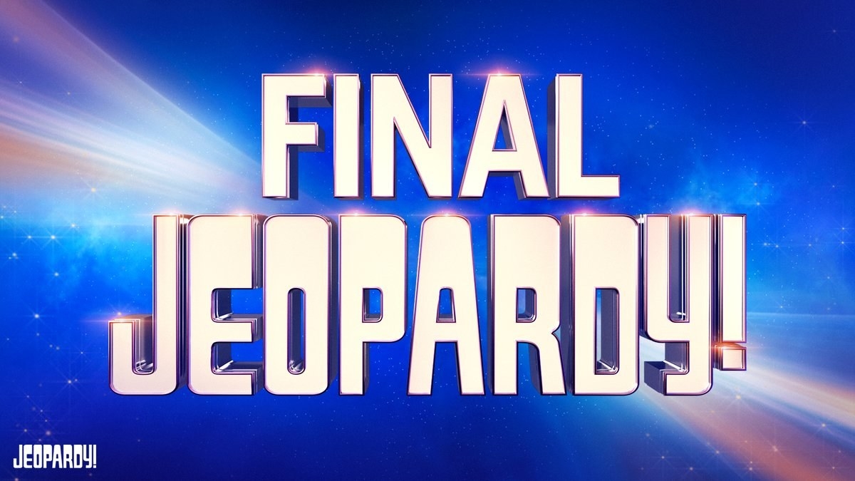 The &quot;Final Jeopardy!&quot; display screen