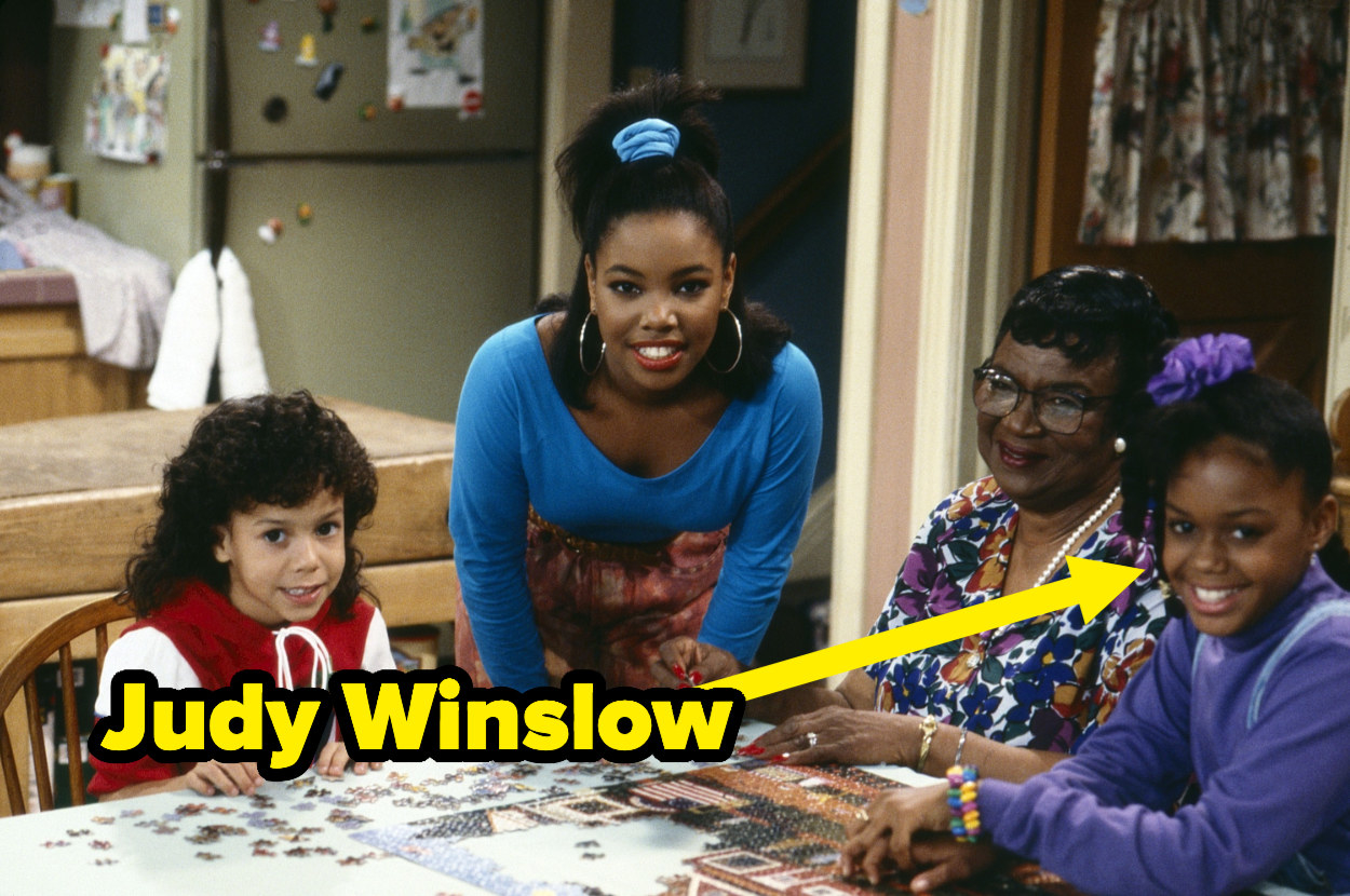 Bryton James, Kellie Shanygne Williams, Rosetta LeNoire, and Jaimee Foxworth as Judy in &quot;Family Matters&quot;