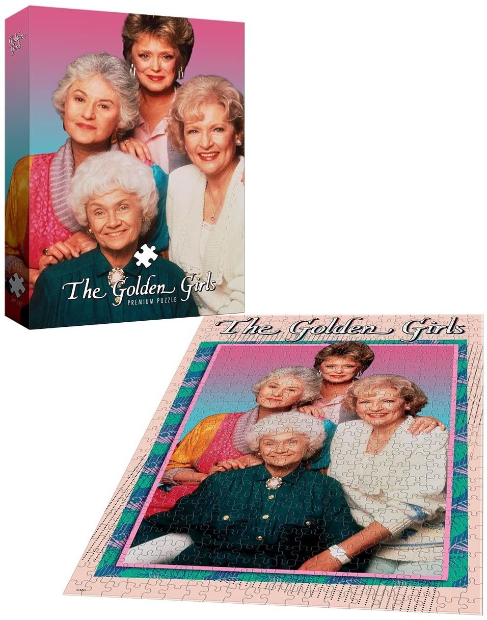 The puzzle featuring the four main Golden Girls characters