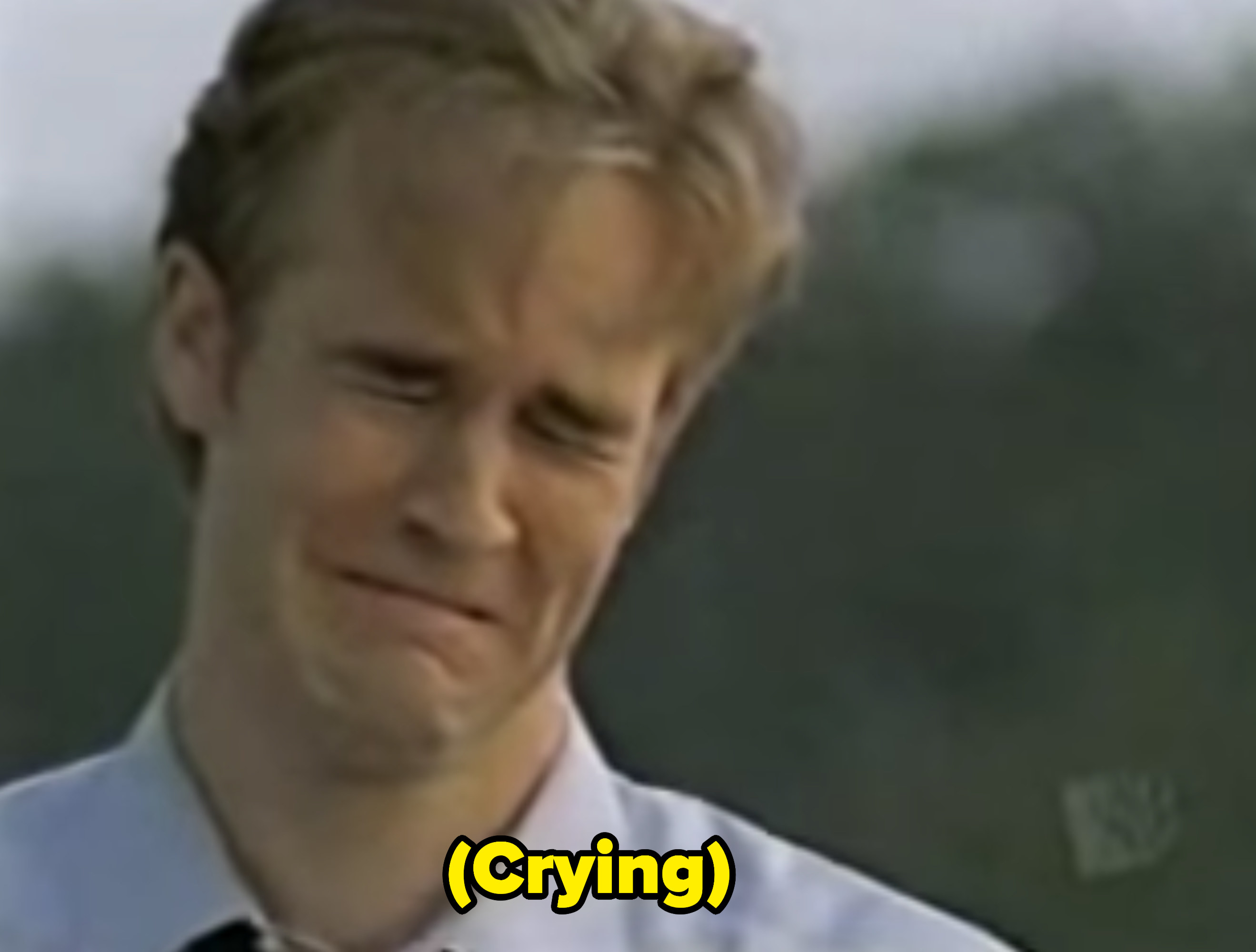 Dawson crying because Joey left him