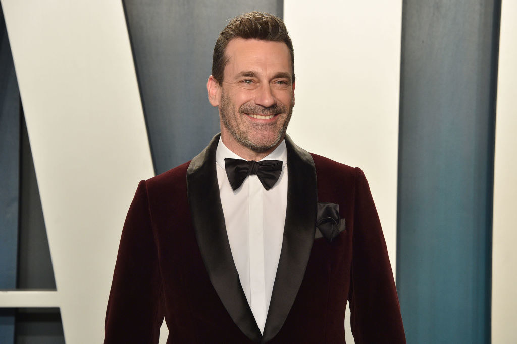 Jon Hamm at the Vanity Fair Oscar party in 2020