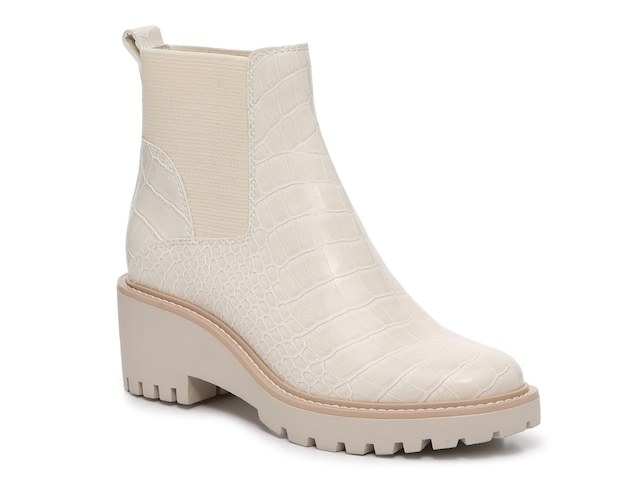 image of white Chelsea boot