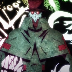 Giovanni posing looking very intimidating