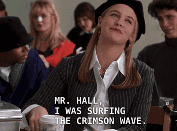 Alicia Silverstone as Cher Horowitz in film &quot;Clueless&quot;