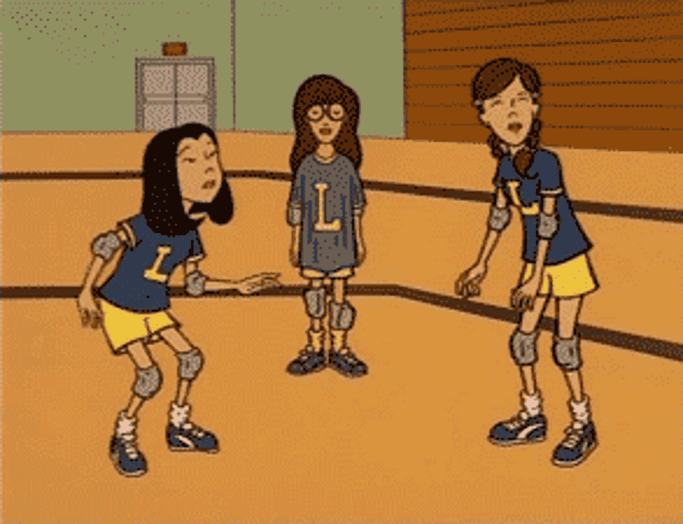&quot;Daria&quot; – Daria is seen in gym class, and two girls jump into each other in front of her.