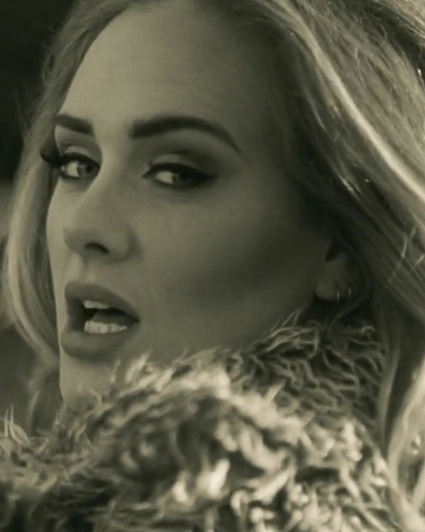 Adele wearing fur in her &quot;Hello&quot; music video