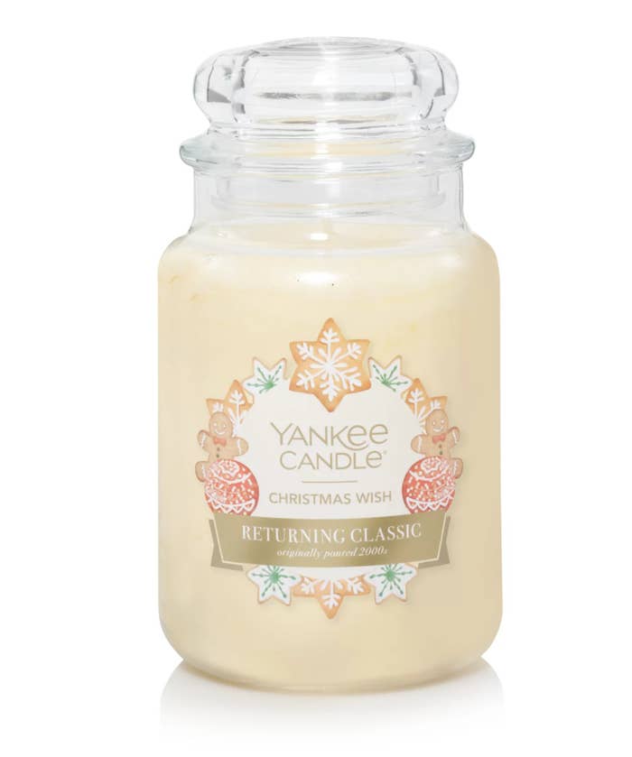 large yankee candle jar christmas wish