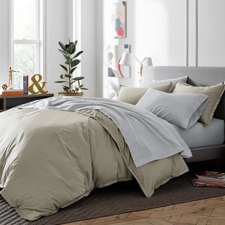 the sheet set in vetiver