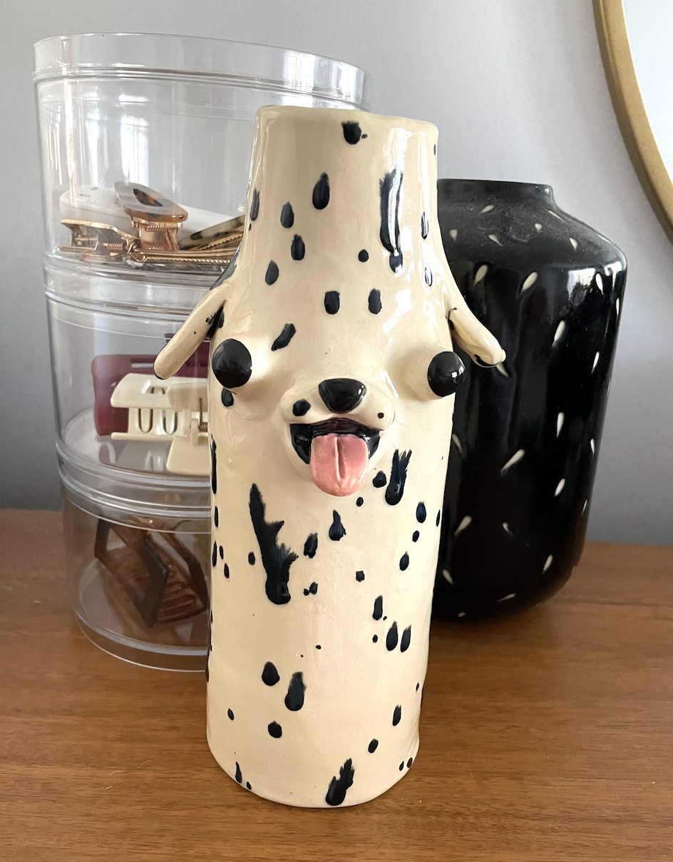 a buzzfeeder's dalmatian vase