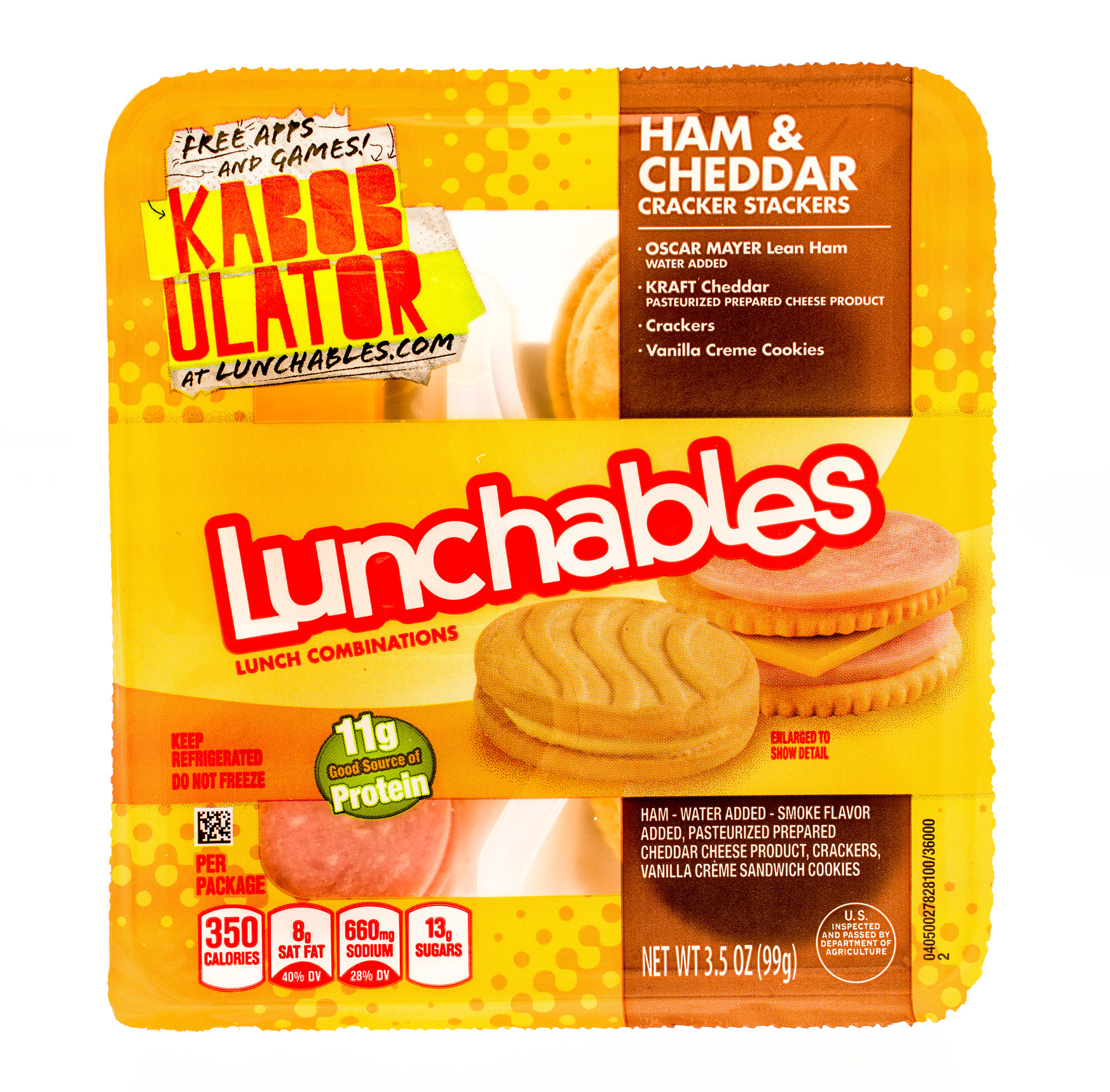 A package of Lunchables.