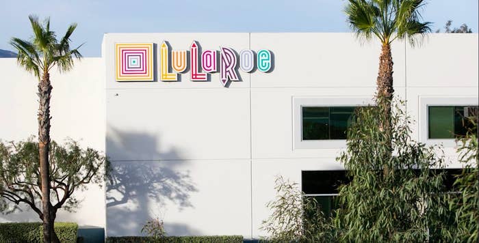 front of building with lularoe signage