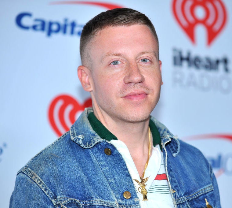 Macklemore in a jeans jacket