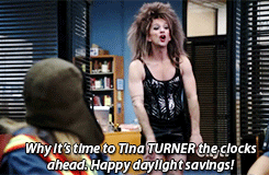 The Dean dressed as Tina Turner in &quot;Community&quot;
