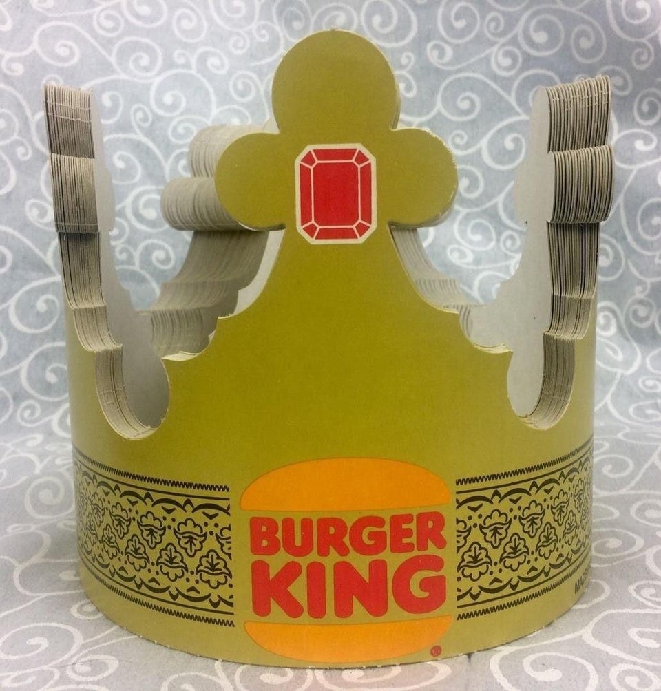 1980s Burger King paper crowns
