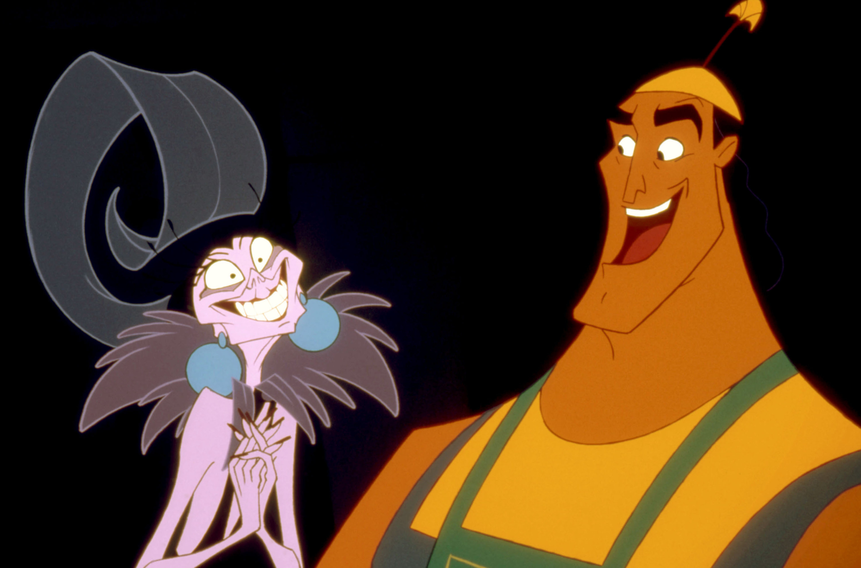 Yzma and Kronk in Emperor&#x27;s New Groove