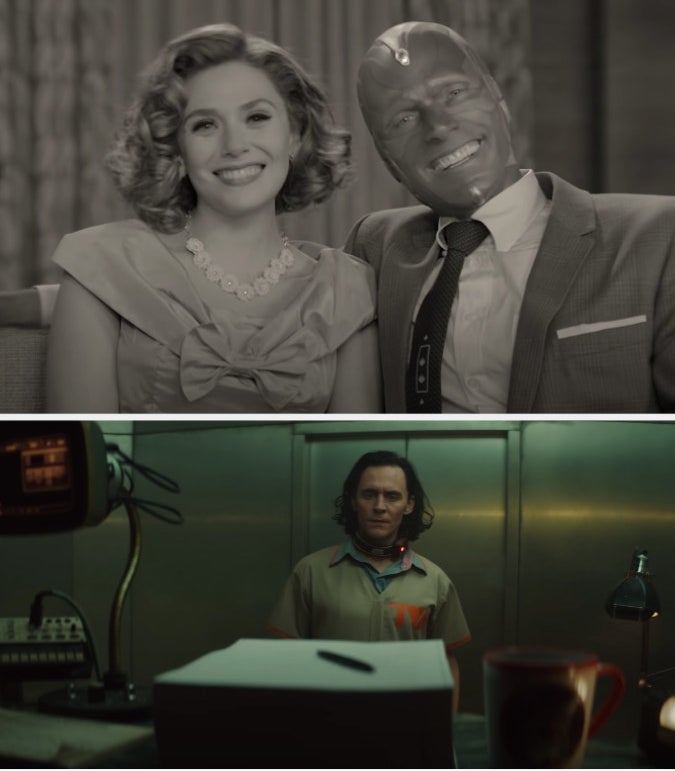 Wanda and Vision, and another picture of Loki