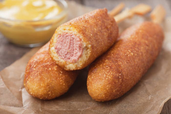 Corn dogs.