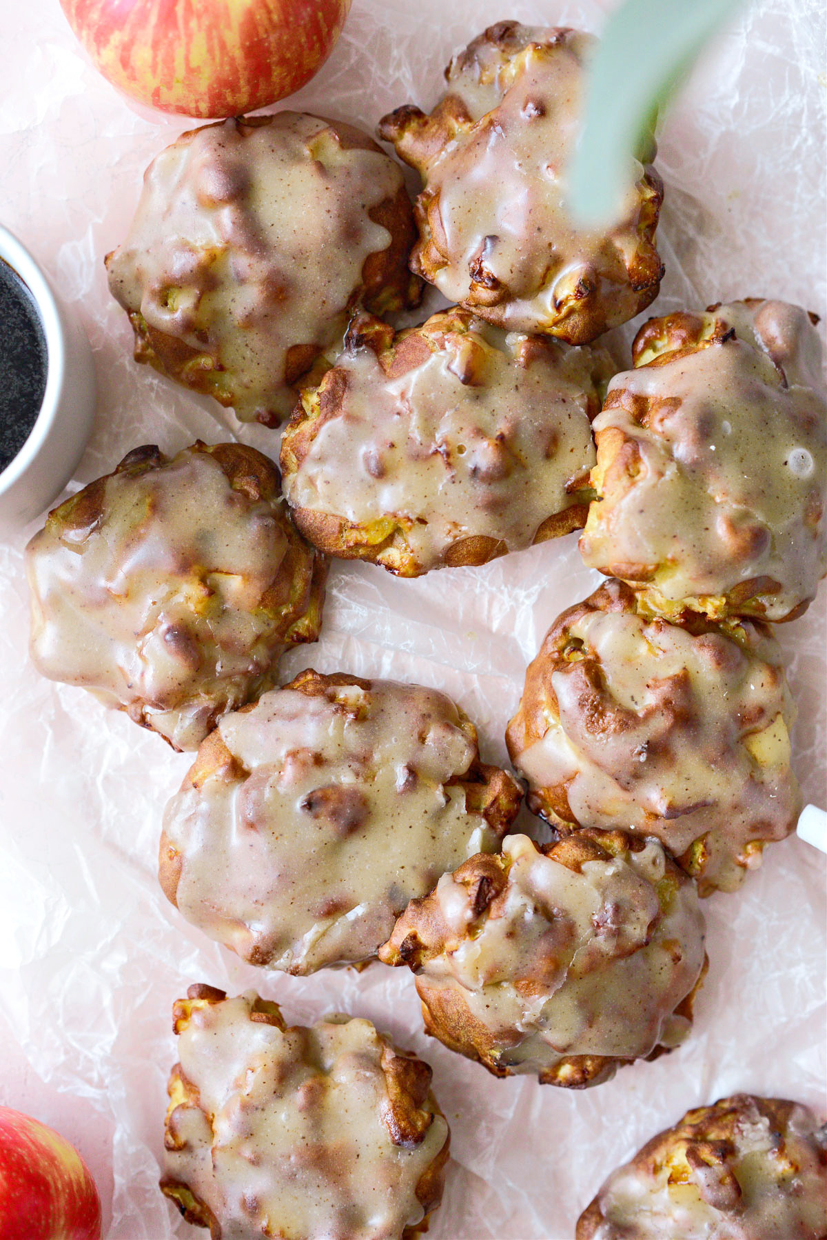 Air fryer apple fritters.