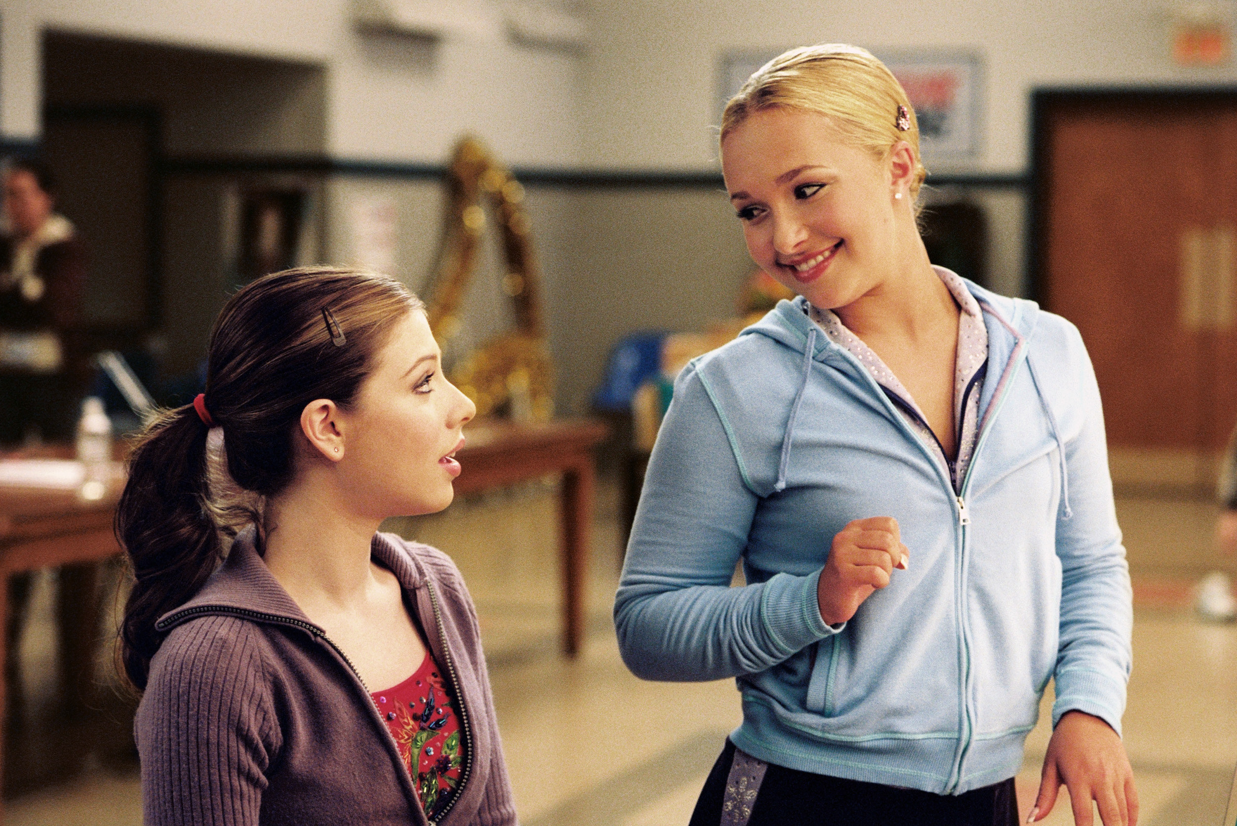 Michelle Trachtenberg and Hayden Panettiere in &quot;Ice Princess&quot;
