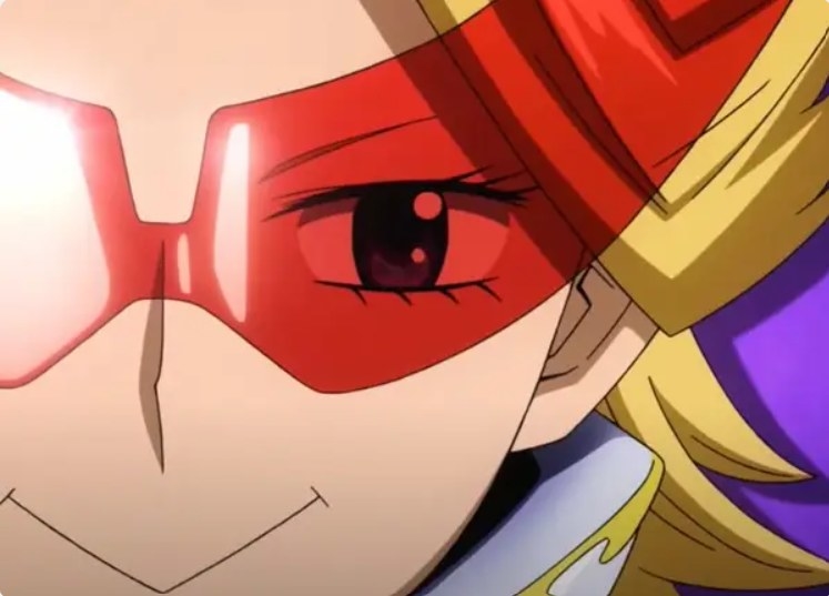 Yugo smiling as he is introduced in the opening of the show