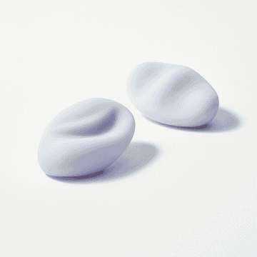 Gif displaying both sides of Warm and Dune silicone toys