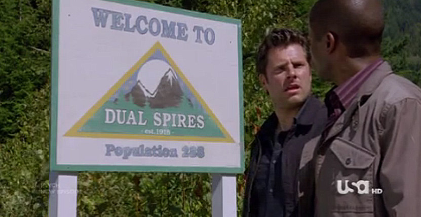 Shawn and Gus arriving in Dual Spires 