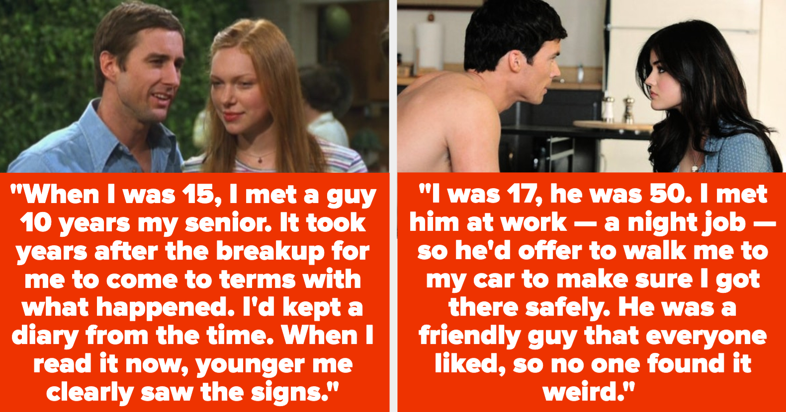 Women Who “Dated” Predatory Older Men As Teens Share Their Stories