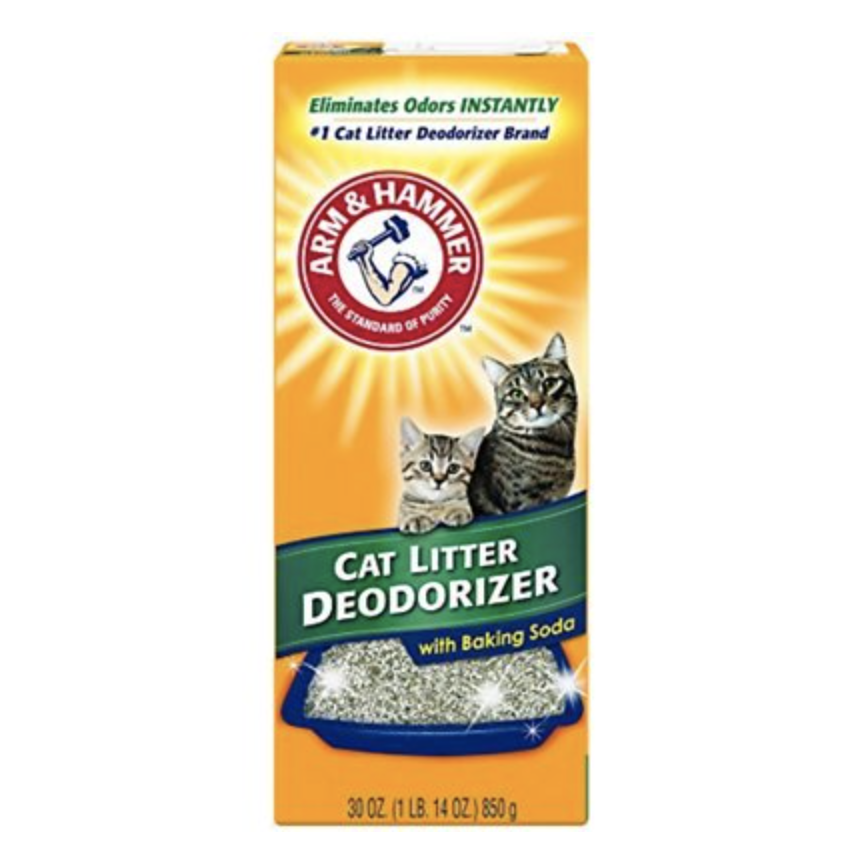 The cat litter deodorizer