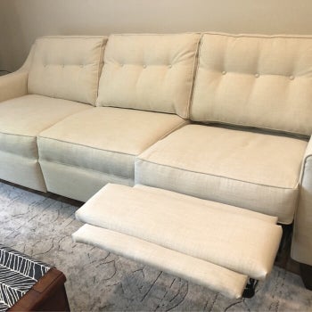 the couch in white