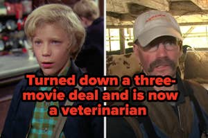Peter Ostrum turned down a three-movie deal and is now a veterinarian