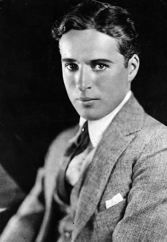 Portrait of a very young Charles Chaplin