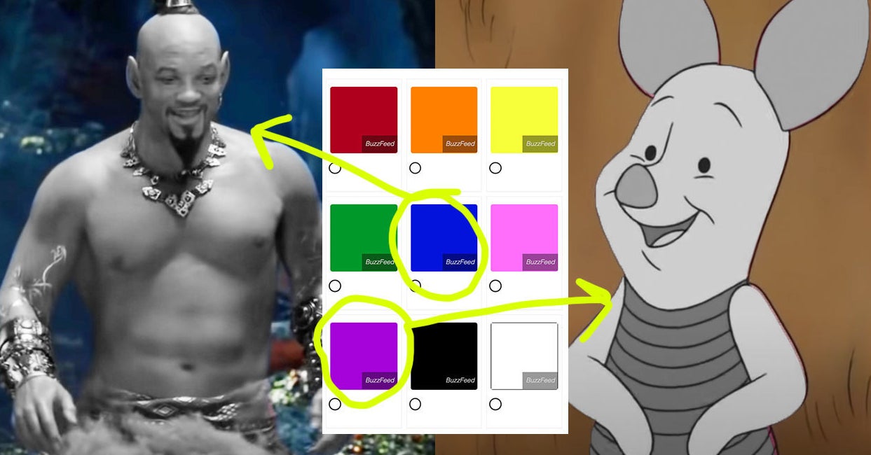 Disney Character Color Palette Quiz